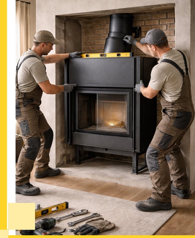 Установка каминных топок в Выксе под ключ от 18666 р. | ЭриданВкс