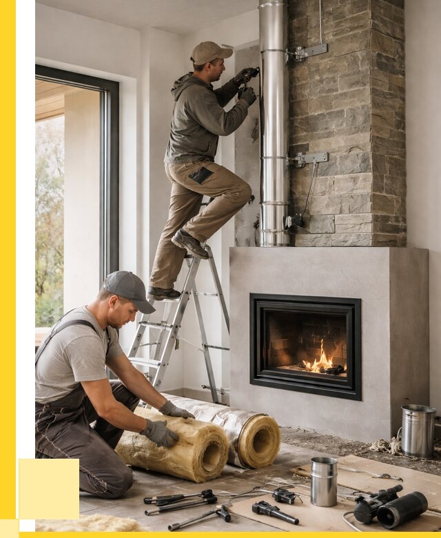 Монтаж дымоходов для каминов в Выксе от 15555 р. ЭриданВкс