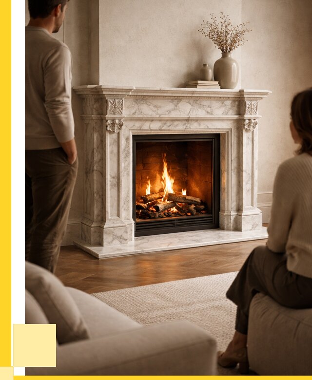 Мраморные камины под ключ в Выксе от 259250 р. | ЭриданВкс