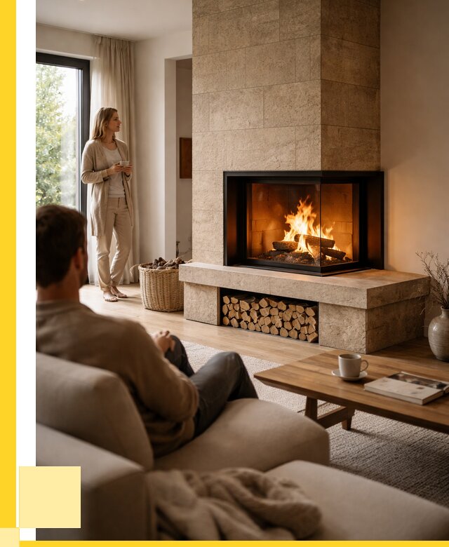 Угловые камины из кирпича установка в Выксе от 155550 р. ЭриданВкс