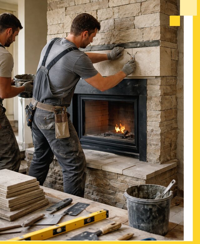 Проектирование и установка открытых каминов в Выксе