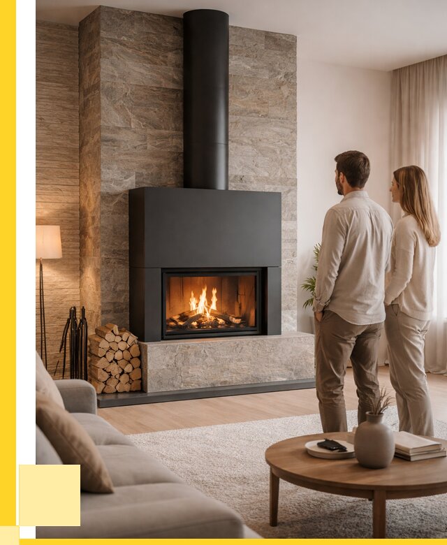 Закрытые камины под ключ в Выксе от 124440 р., ЭриданВкс