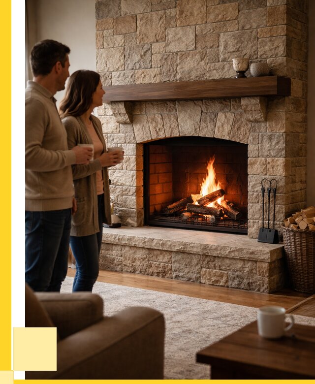 Каменные камины на заказ в Выксе от 186660 р. | ЭриданВкс