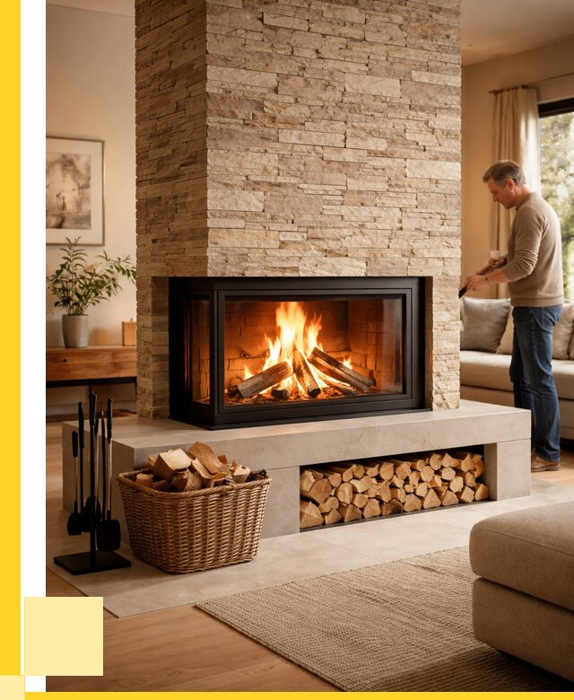 Дровяной камин под ключ в Выксе от 207400 р. | ЭриданВкс