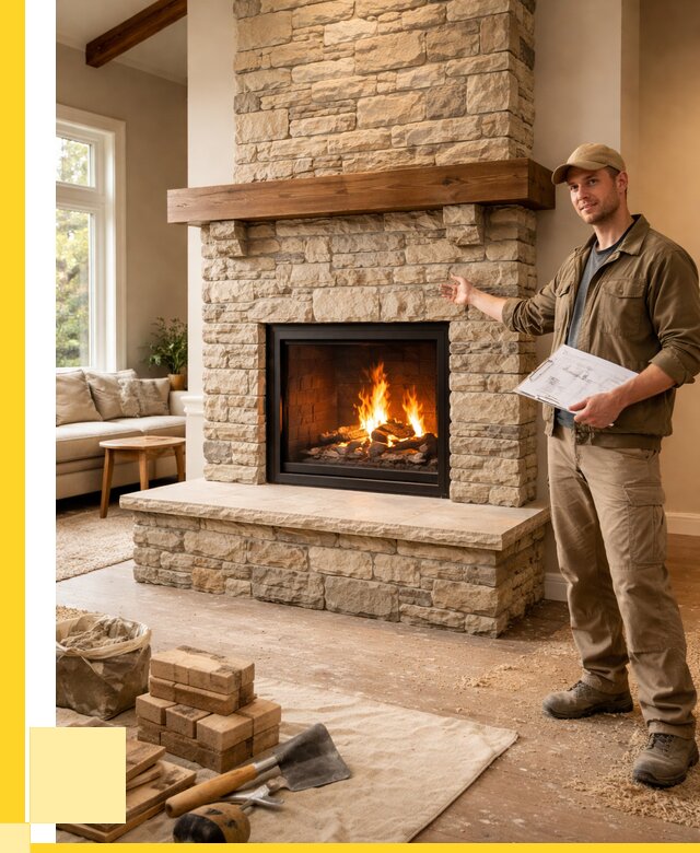 Камины под ключ в Выксе от 186660 р. | ЭриданВкс — установка