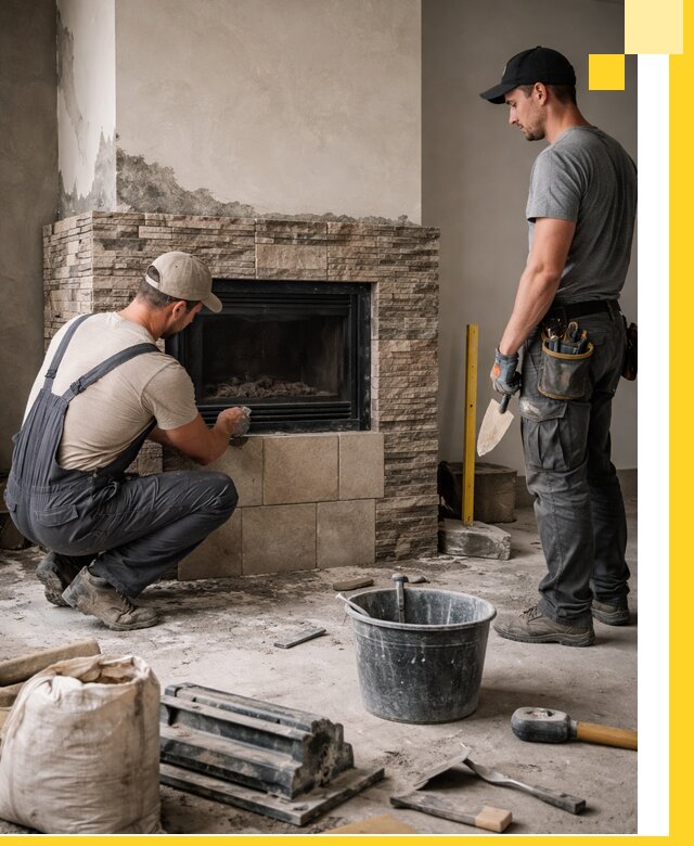 Камины под ключ в Выксе: проект, изготовление и монтаж