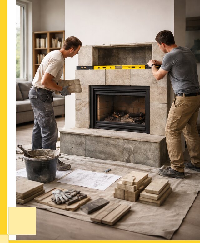 Монтаж каминов и установка в Выксе от 46665 р. | ЭриданВкс