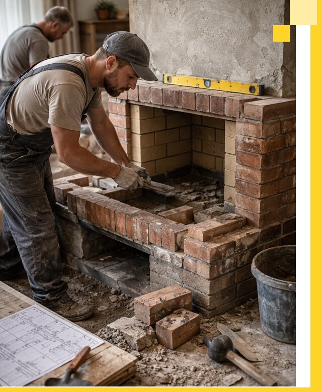 Изготовление и установка каминопечей под ключ в Выксе