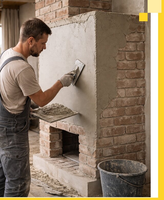 Отделка печей и облицовка каминов в Выксе под ключ