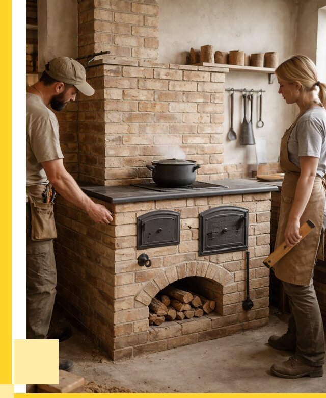 Варочно отопительные печи в Выксе от 93330 р. | ЭриданВкс