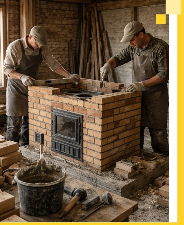 Изготовление и установка варочных печей под ключ в Выксе