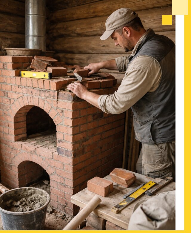 Изготовление и установка русских печей в Выксе под ключ