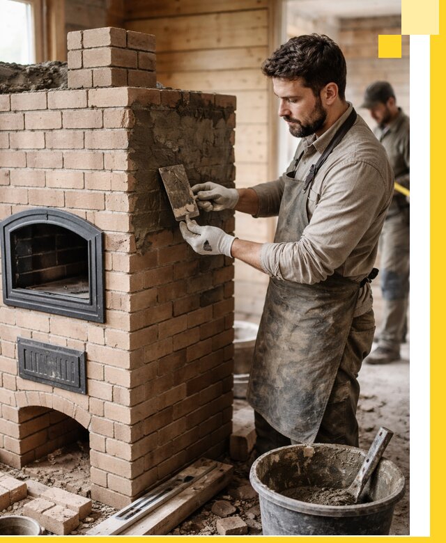 Изготовление и установка печей-шведок под ключ в Выксе