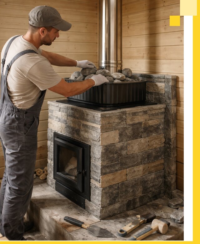 Печи для парной в Выксе, производство, монтаж и обслуживание