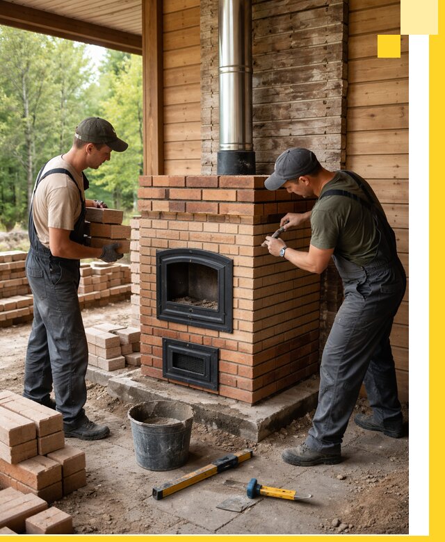 Производство и установка дачных печей под ключ в Выксе