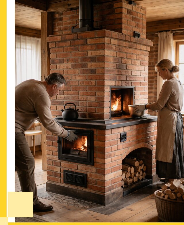 Печи для загородного дома под ключ в Выксе от 82960 р. | ЭриданВкс