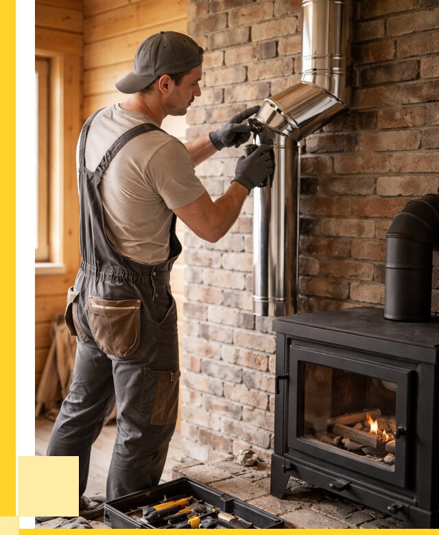Монтаж дымоходов для печей в Выксе от 7778 р. | ЭриданВкс