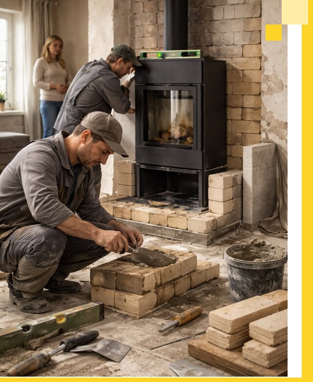 Печи и камины под ключ: проект, установка в Выксе