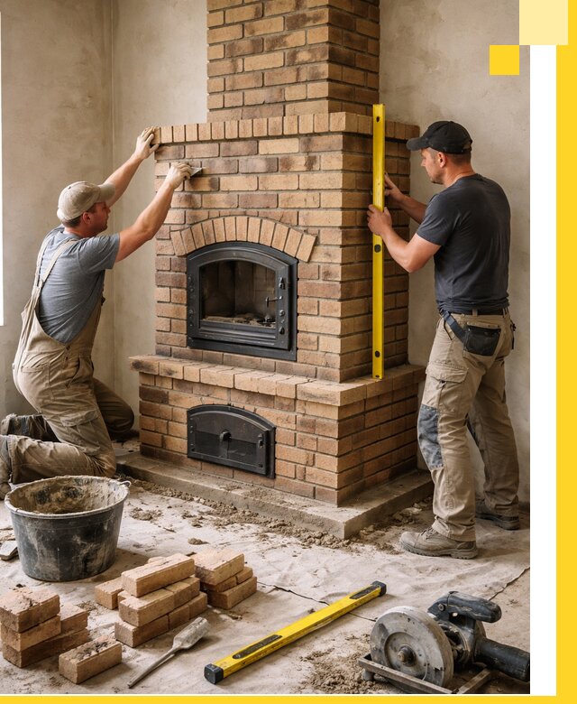 Продажа и установка печей и каминов для дома под ключ в Выксе