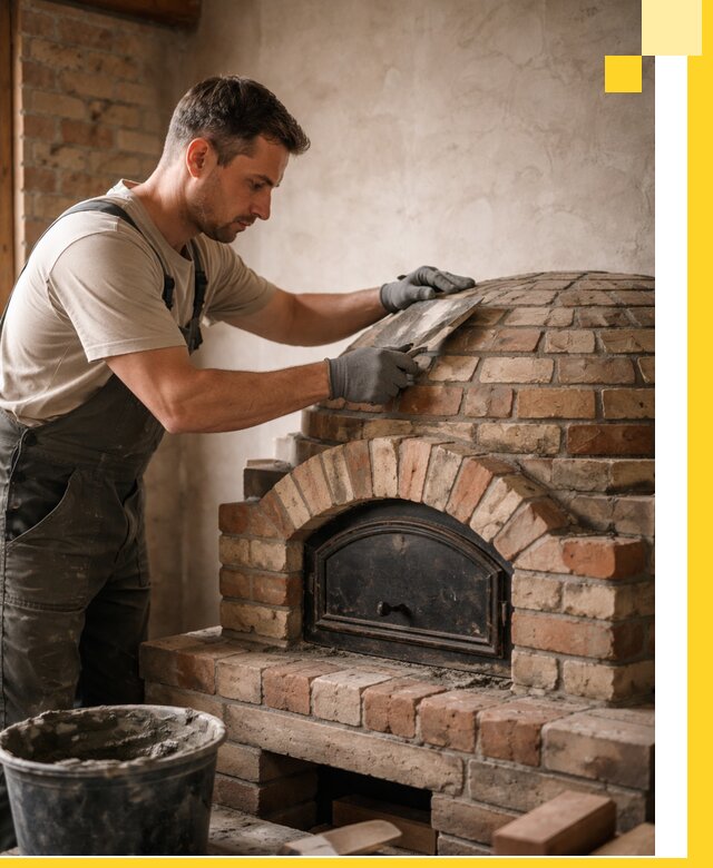 Изготовление и монтаж помпейских печей на заказ в Выксе