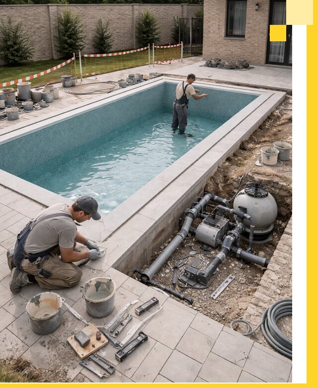 Строительство бассейнов под ключ в Выксе: проекты и монтаж