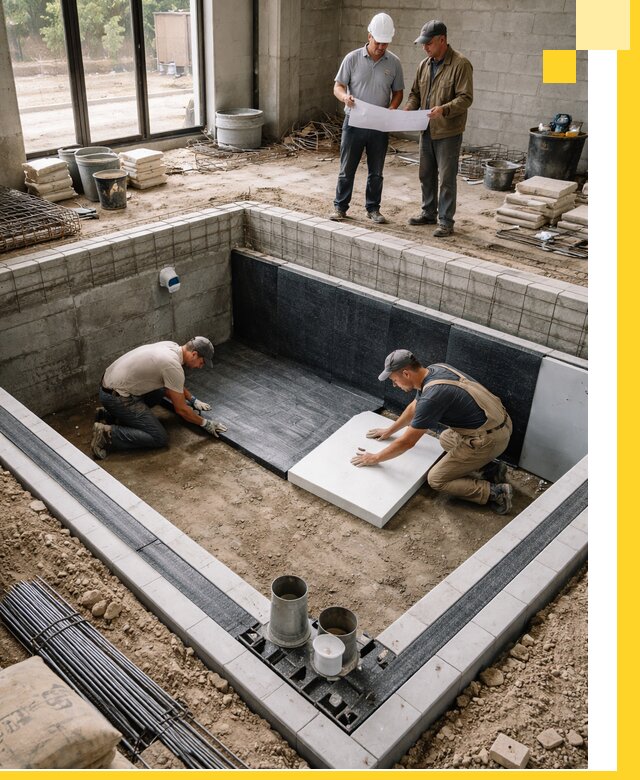 Проекты частных и общественных бассейнов под ключ в Выксе