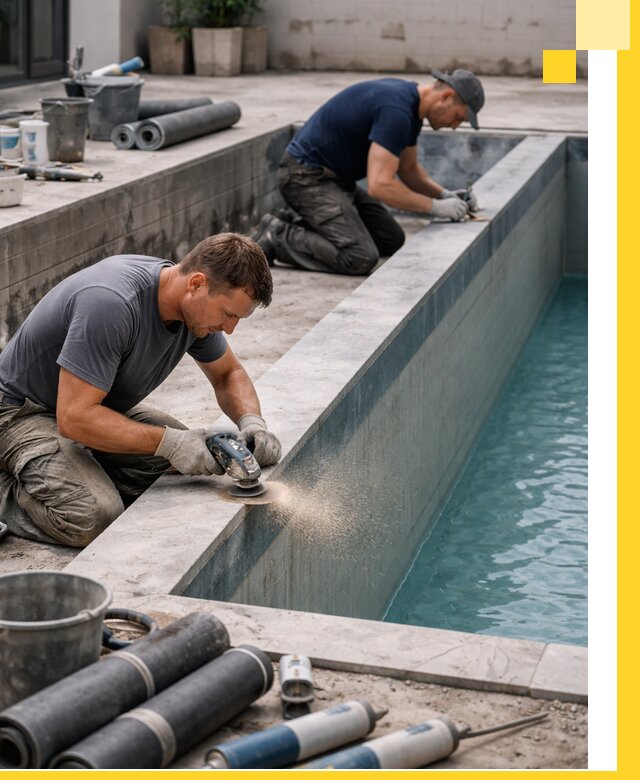 Профессиональный ремонт бассейнов под ключ в Выксе