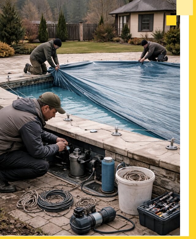 Консервация бассейнов в Выксе: подготовка к длительному хранению