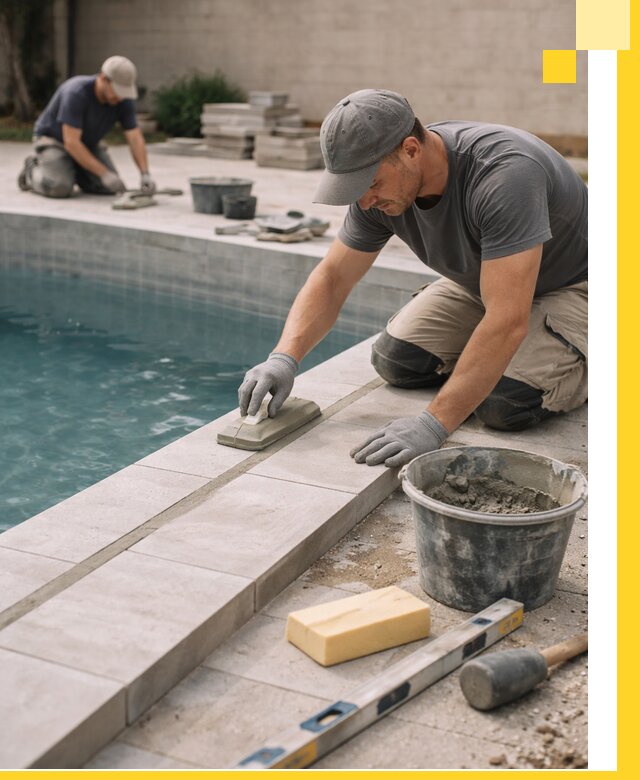 Отделка бассейнов в Выксе: декоративная отделка и гидроизоляция