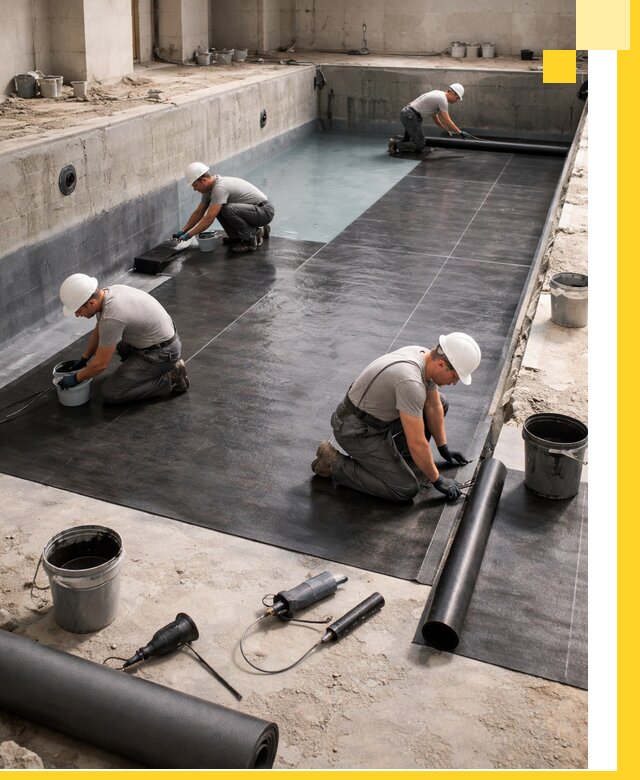 Профессиональная гидроизоляция бассейнов и чаш в Выксе под ключ