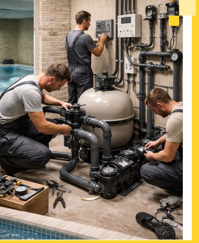 Комплексное оборудование для бассейнов под ключ в Выксе