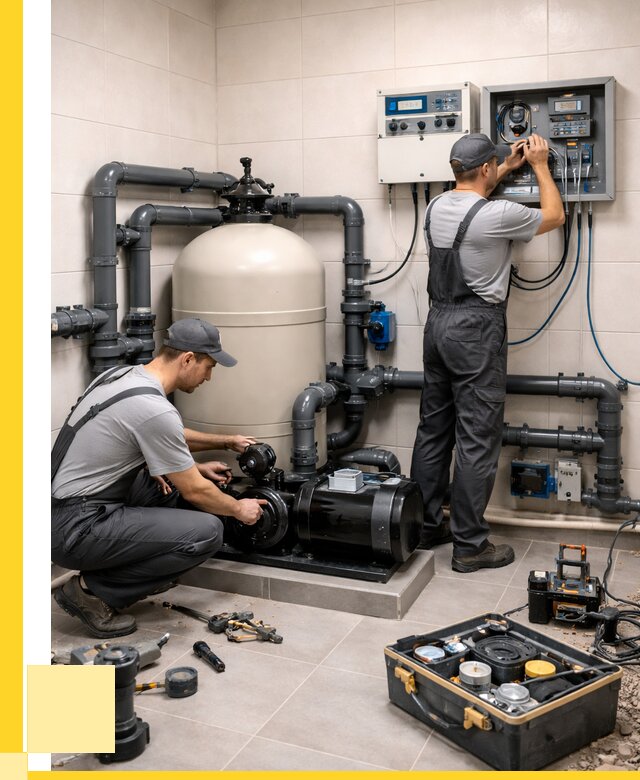 Монтаж оборудования для бассейнов в Выксе от 41480 р. | ЭриданВкс