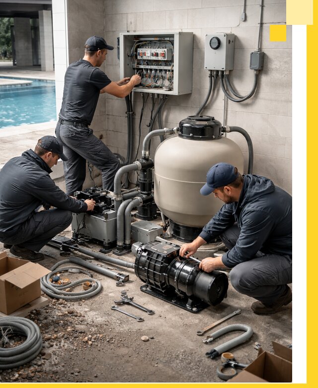 Профессиональный монтаж оборудования для бассейнов в Выксе