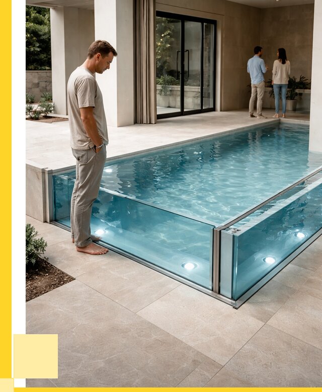 Стеклянные бассейны в Выксе от 1244400 р. | ЭриданВкс — мозаика