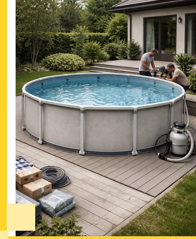 Купить каркасные бассейны в Выксе от 46665 р. | ЭриданВкс