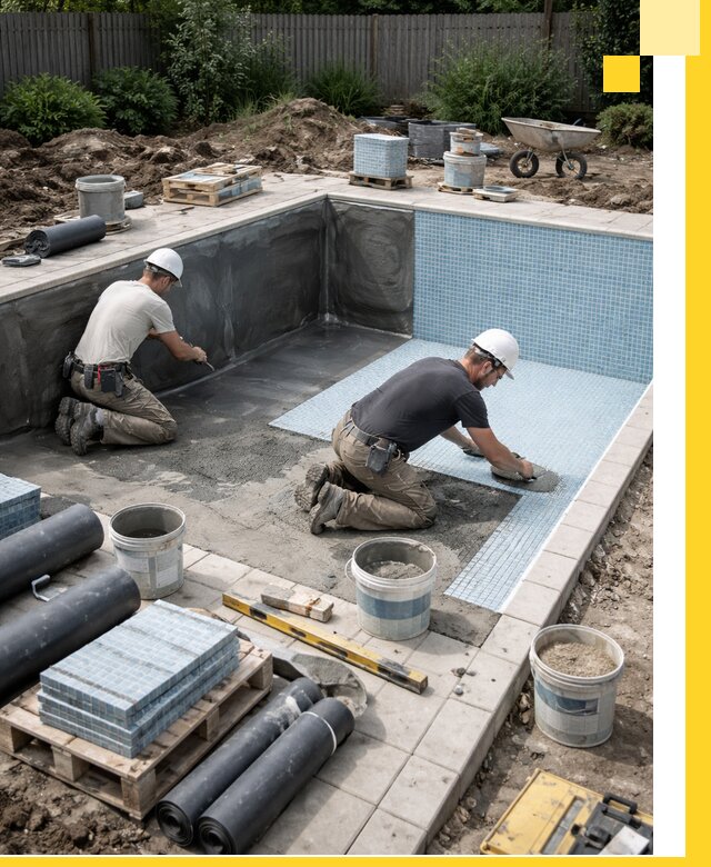 Проектирование и строительство стационарных бассейнов в Выксе