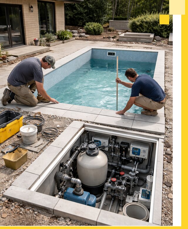 Строительство качественных домашних бассейнов под ключ в Выксе