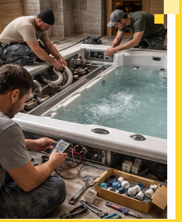 Гидромассажные бассейны под ключ в Выксе, дизайн и монтаж