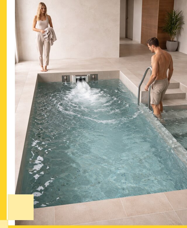 Бассейн с противотоком в Выксе от 259250 р. | ЭриданВкс