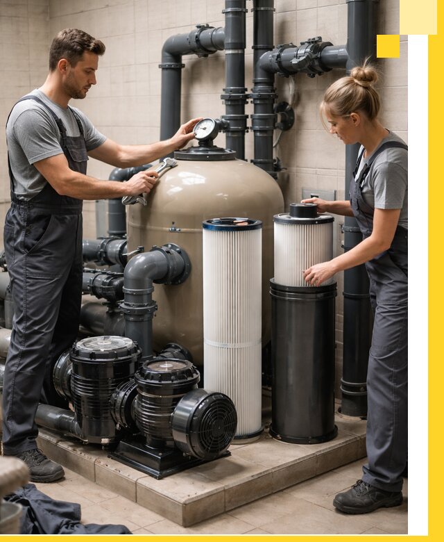 Фильтры и системы фильтрации для бассейнов в Выксе