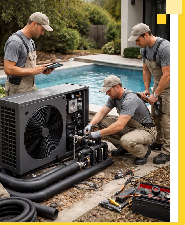 Проектирование и установка тепловых насосов для бассейнов в Выксе