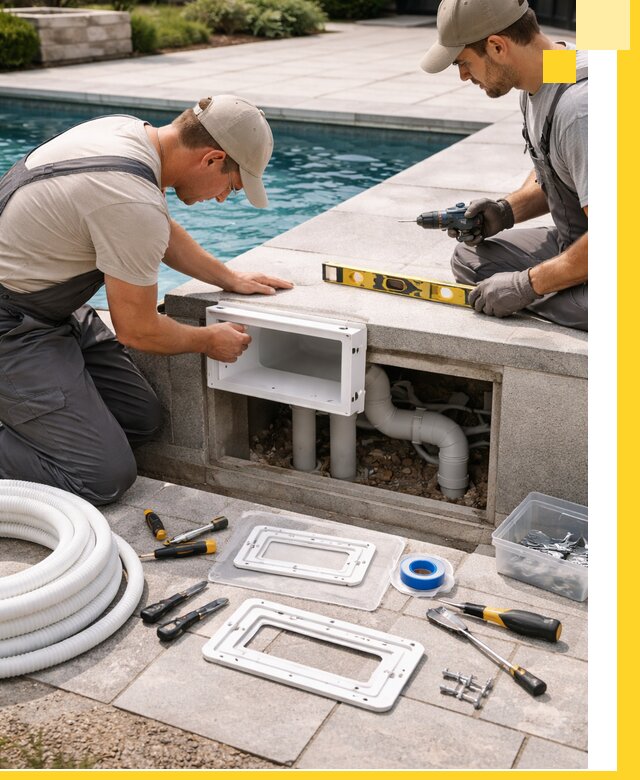 Поставка и установка скиммеров для бассейнов в Выксе