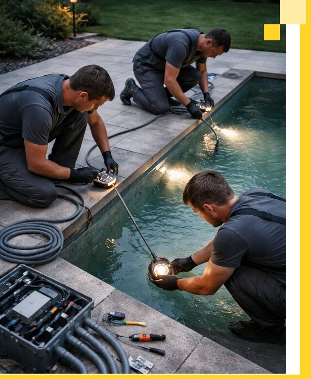 Профессиональное освещение бассейнов в Выксе: дизайн и монтаж