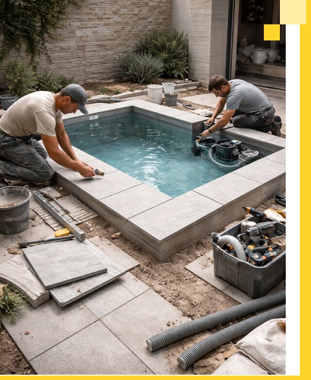 Мини бассейны под ключ в Выксе, дизайн и установка