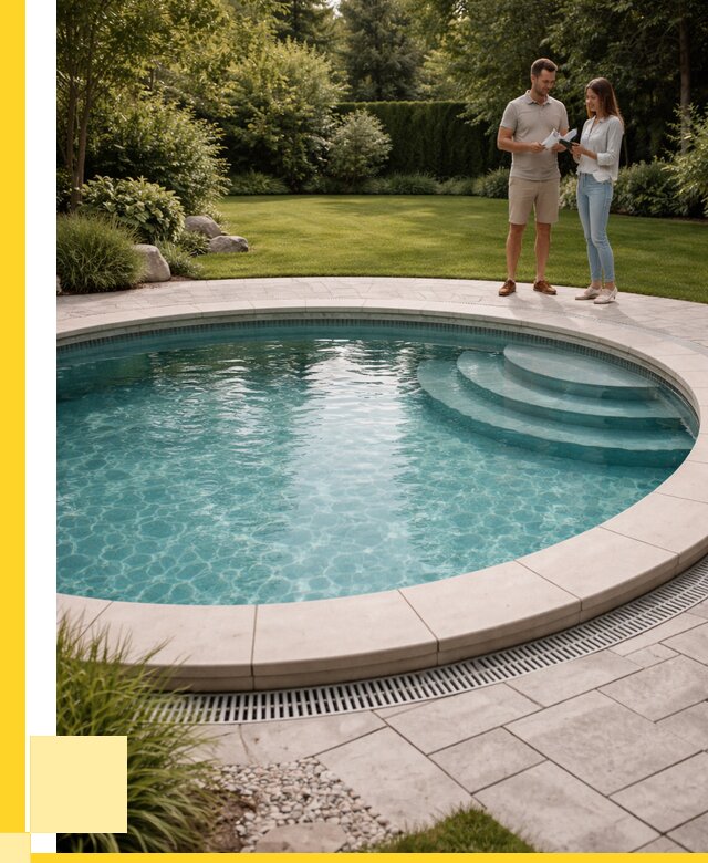 Круглые каркасные бассейны купить в Выксе от 259250 р. | ЭриданВкс