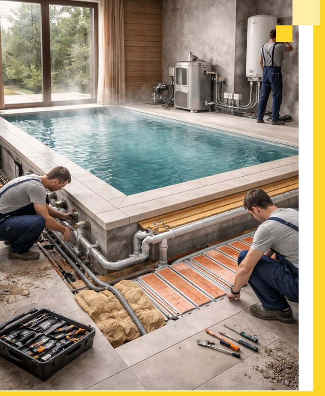 Проектирование и строительство тёплых бассейнов в Выксе