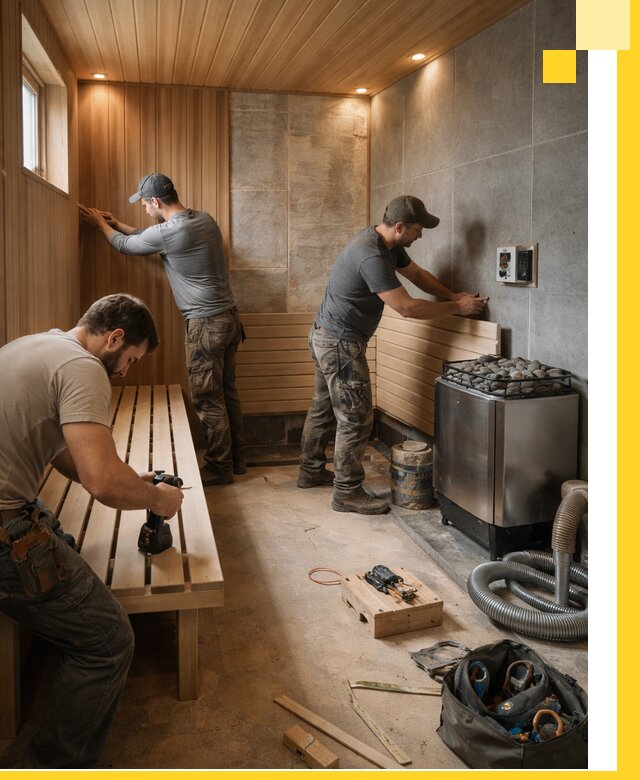 Сауны под ключ в Выксе, проектирование, строительство, отделка