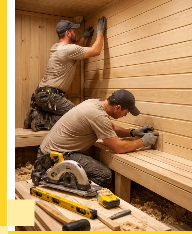 Обшивка саун вагонкой в Выксе от 2593 р. | ЭриданВкс