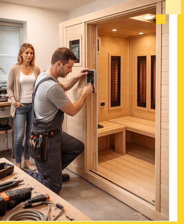 Инфракрасные сауны под ключ в Выксе продажа и установка