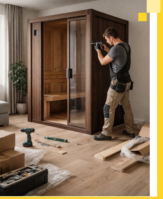 Установка и производство мини саун под ключ в Выксе